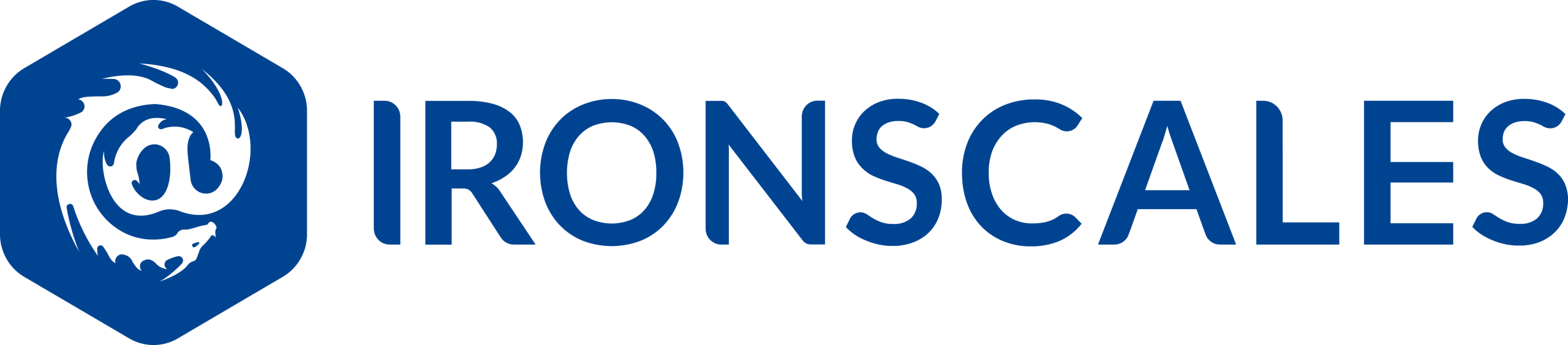 IRONSCALES-Logo-Dark-Blue Dark blue stylized deer head logo