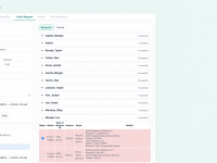 Manage check requests and process issued payments from one streamlined dashboard. Office Assistant check request dashboard with request list