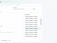 Manage and search client notes in the Office Assistant dashboard alongside editable note fields. Office Assistant notes screen with client note editor